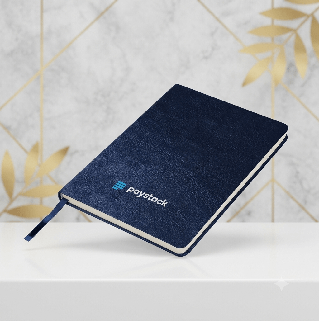 Soft cover notebook branded with logo – Repute Brand Nigeria
