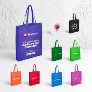 Non-woven shopper bag printed with logo – Repute Brand Nigeria